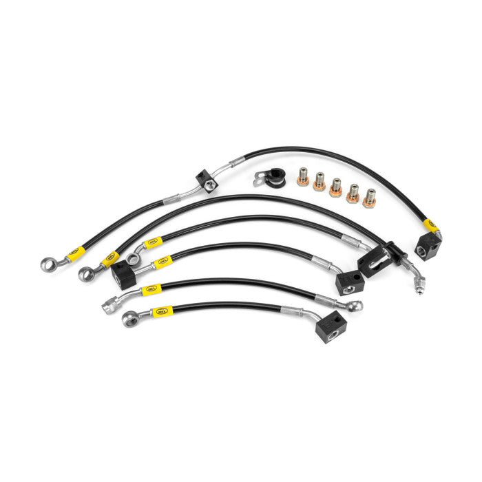 HEL Performance HBF2033 Flexible ABS Replacement Brake Lines Stainless Steel Braided
