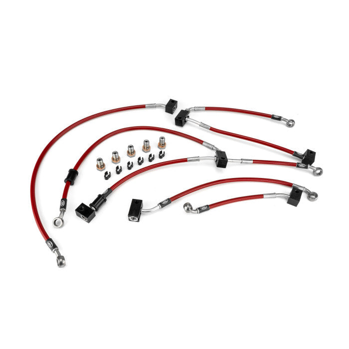 HEL Performance HBF2312 Flexible ABS Replacement Brake Lines Stainless Steel Braided