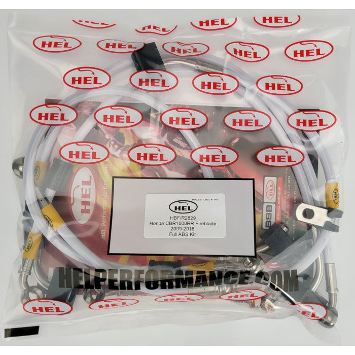 HEL Performance CL-HBK2829 Stainless Steel Braided Brake Lines (Flexible ABS Replacements)