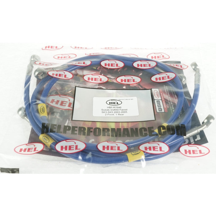 HEL Performance CL-HBK7646 Full Length Race Braided Brake Lines