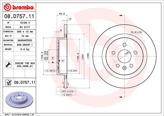 AUGER AUG55359 Disc Brake Caliper Repair Kit