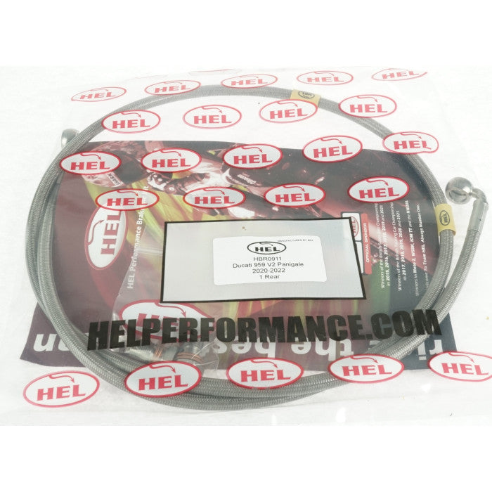 HEL Performance CL-HBR0911 ABS Delete (Track Only) 'H' Layout Braided Brake Lines