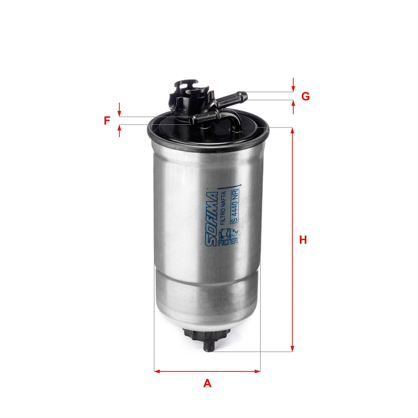 SOFIMA S4440NR Fuel Filter