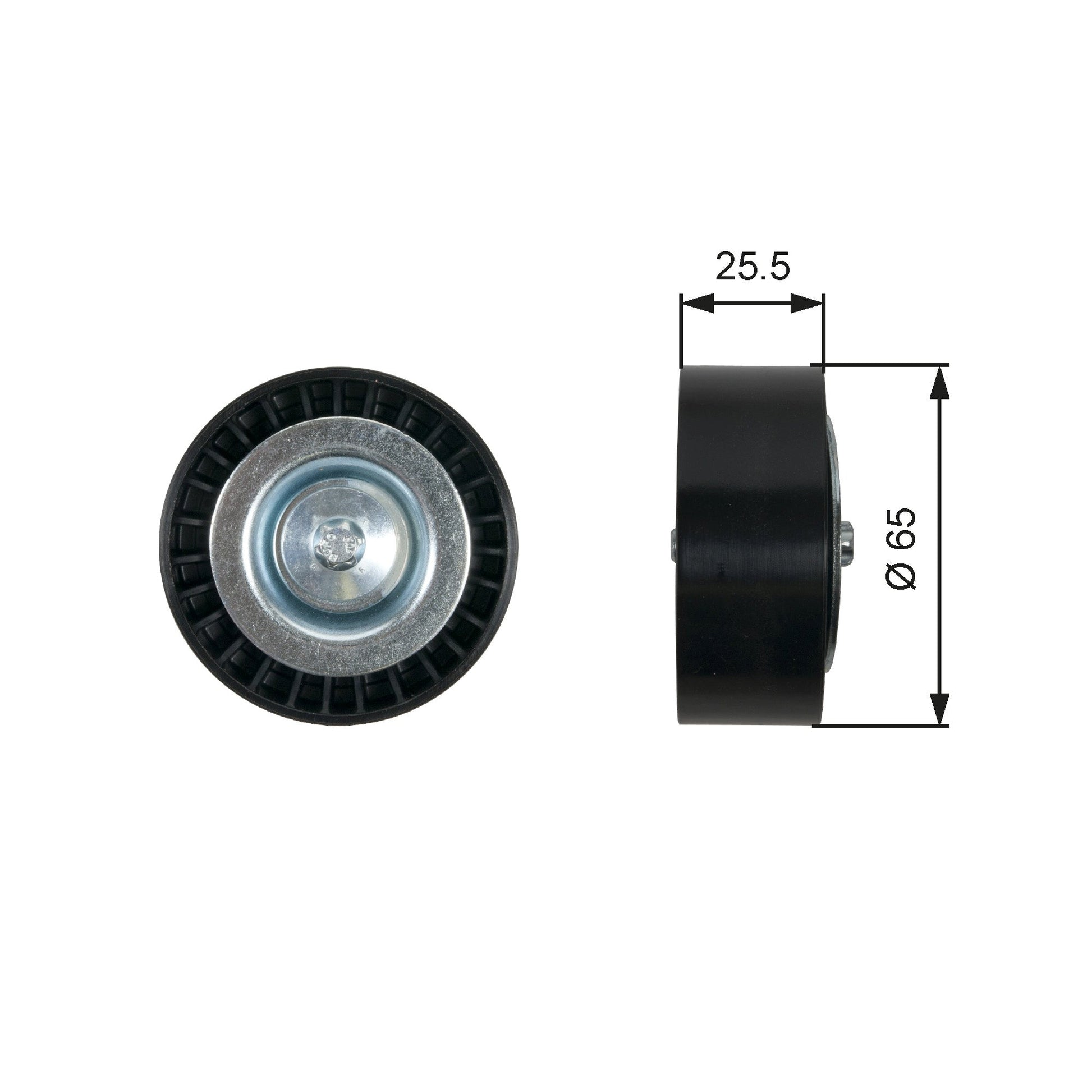 GATES GATT36454 V-Ribbed Belt Deflection/Guide Pulley