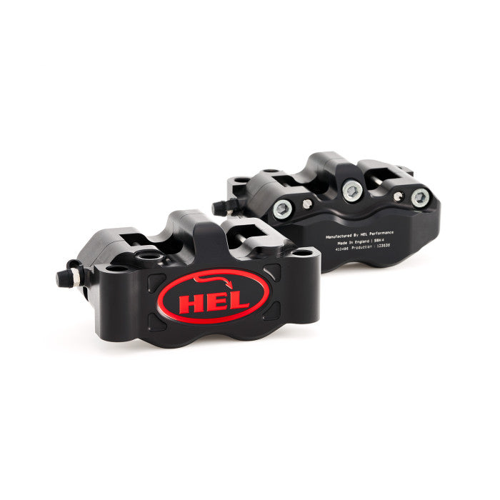 HEL Performance HC-100-32-32 V1 100mm Solid Billet 4 Piston Front Radial Brake Calipers