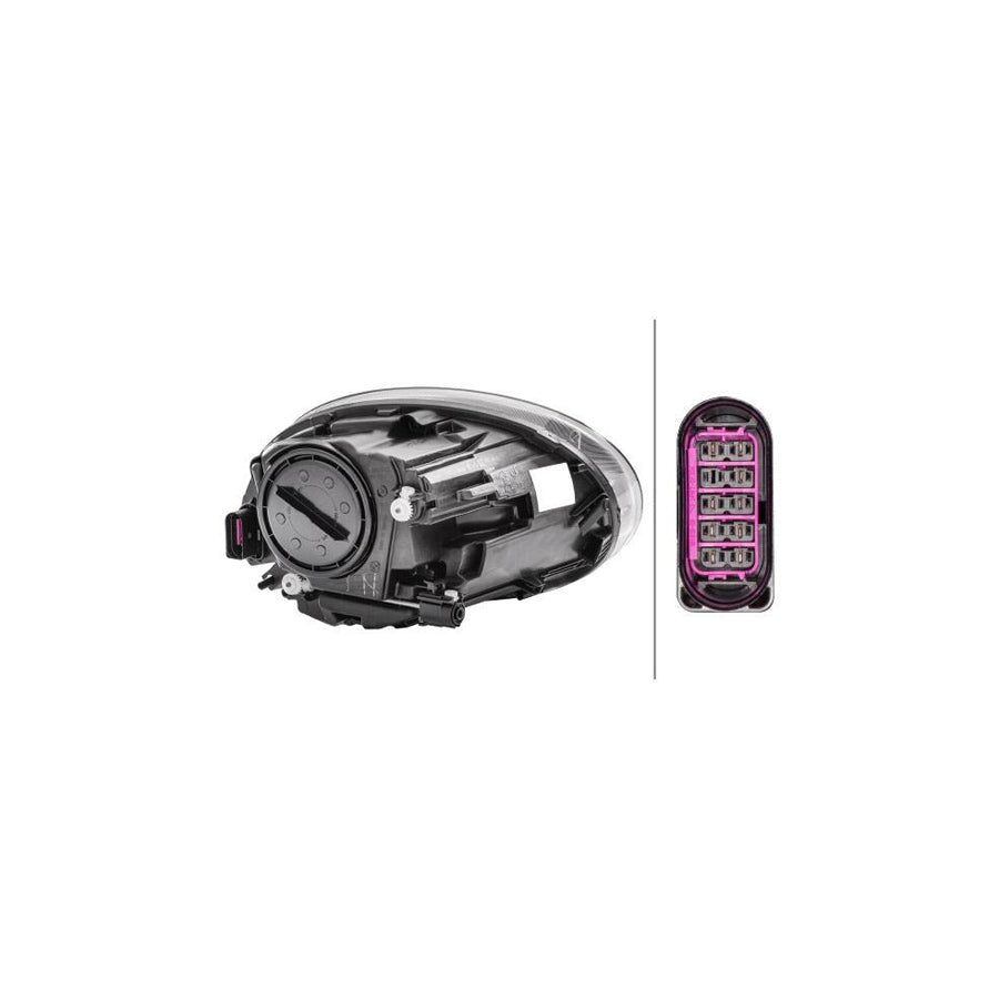Hella 1E9 010 793-011 Headlight For VW Beetle