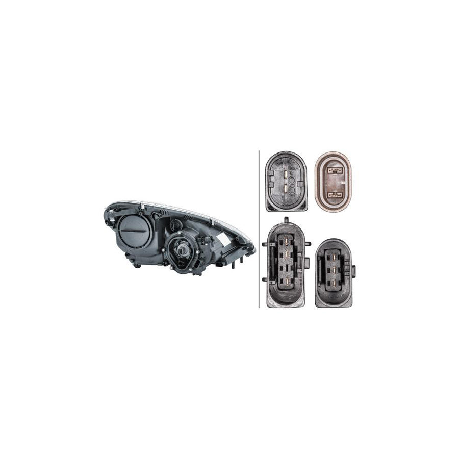 Hella 1EL 008 361-611 Headlight Suitable For Mercedes-Benz Slk (R171)