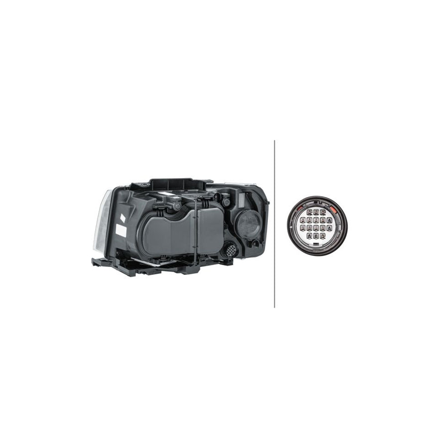 Hella 1EL 354 813-101 Headlight For Land Rover Freelander