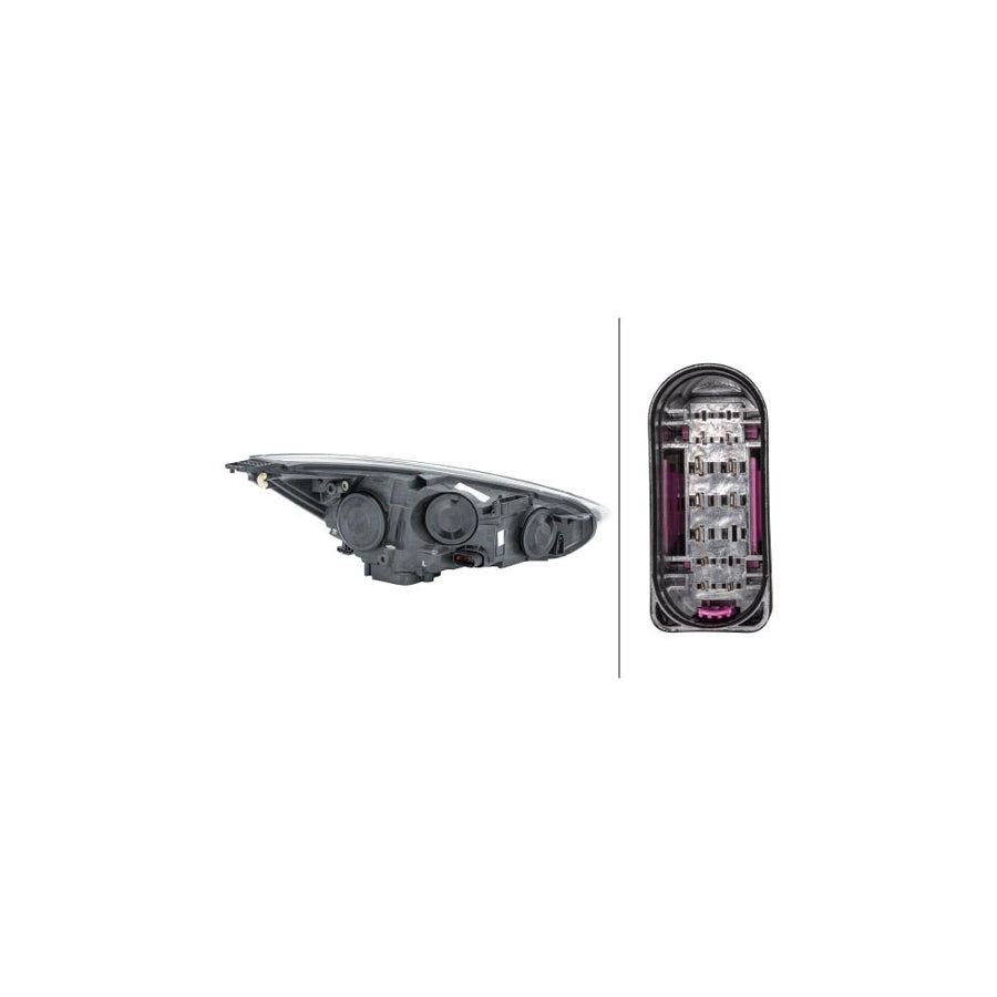 Hella 1LE 354 827-131 Headlight For Ford Focus