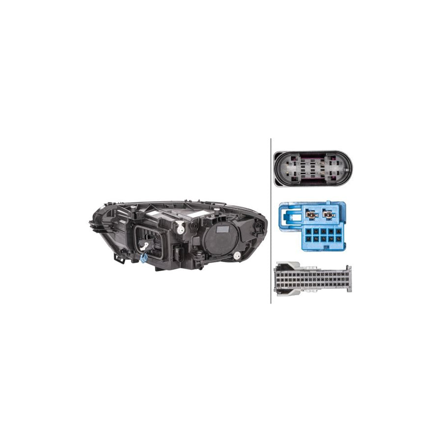 Hella 1LX 015 086-541 Headlight Suitable For Mercedes-Benz Cla