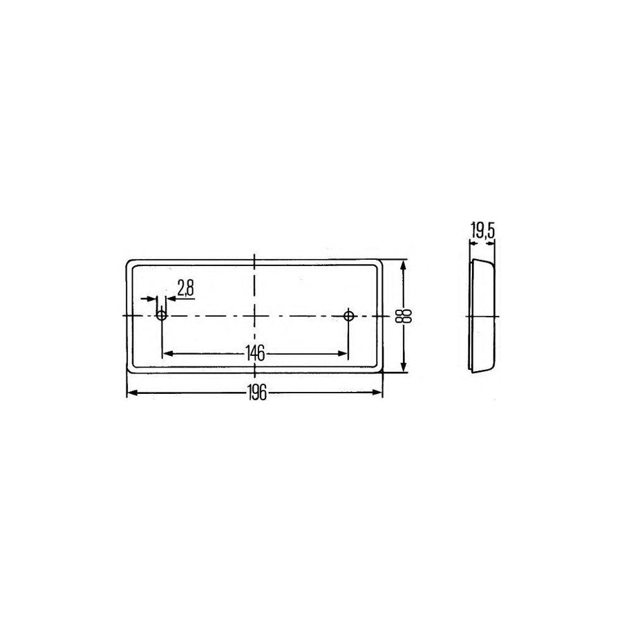 Hella 2BA 003 734-057 Side Indicator