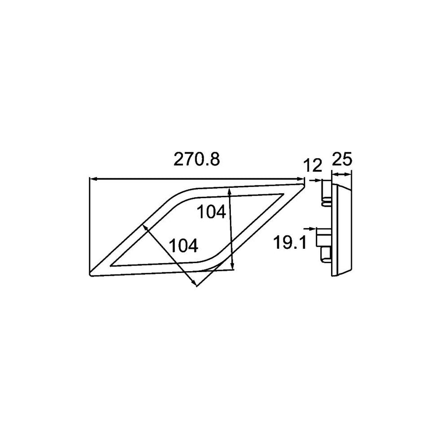 Hella 2BA 013 331-061 Indicator