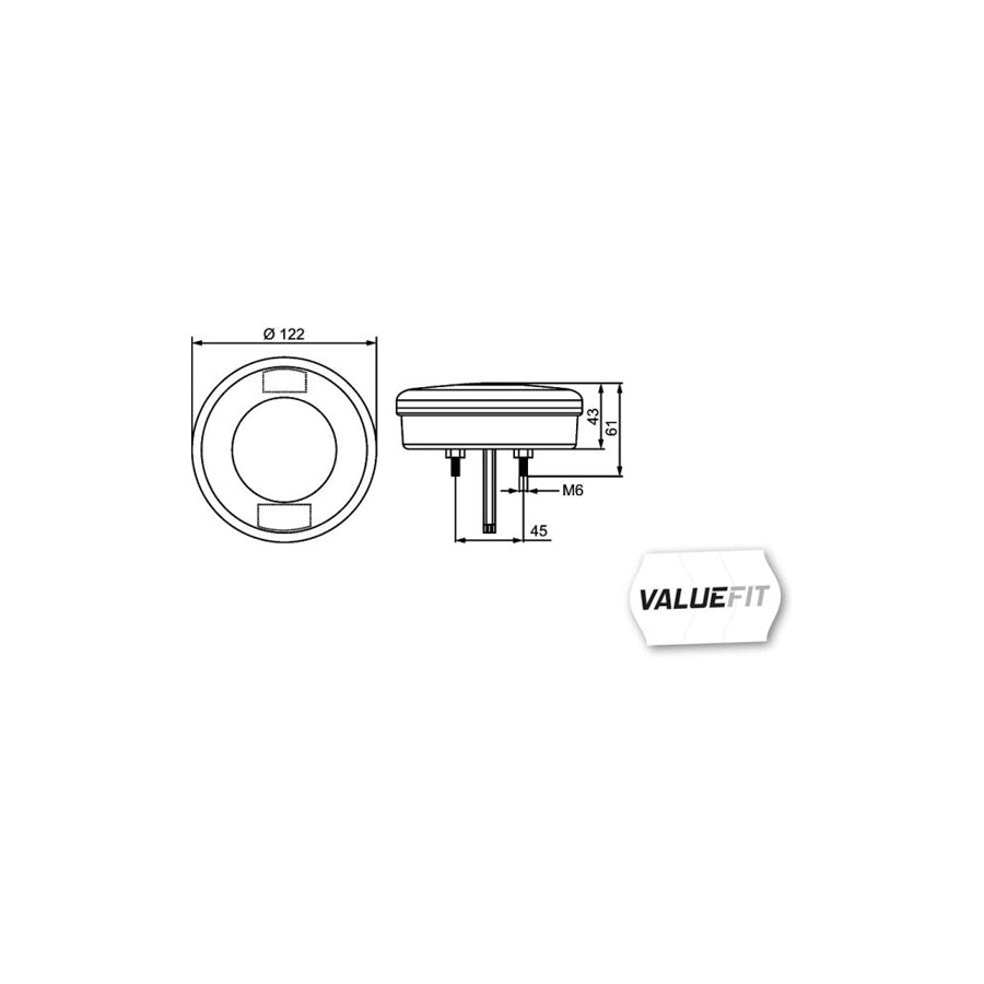 Hella 2BA 357 027-021 Indicator