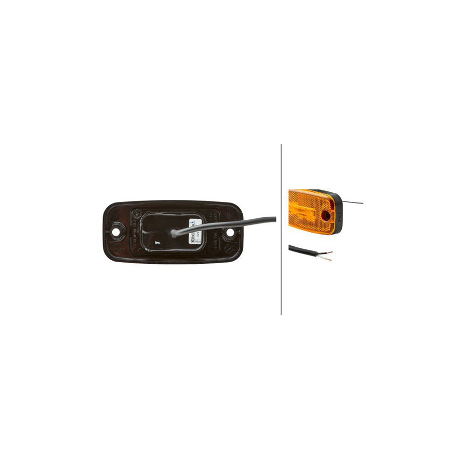 Hella 2PS 345 600-667 Side Marker Light