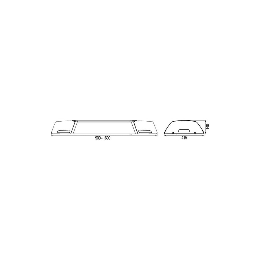 Hella 2RM 010 700-261 Signal System, Emergency Vehicle