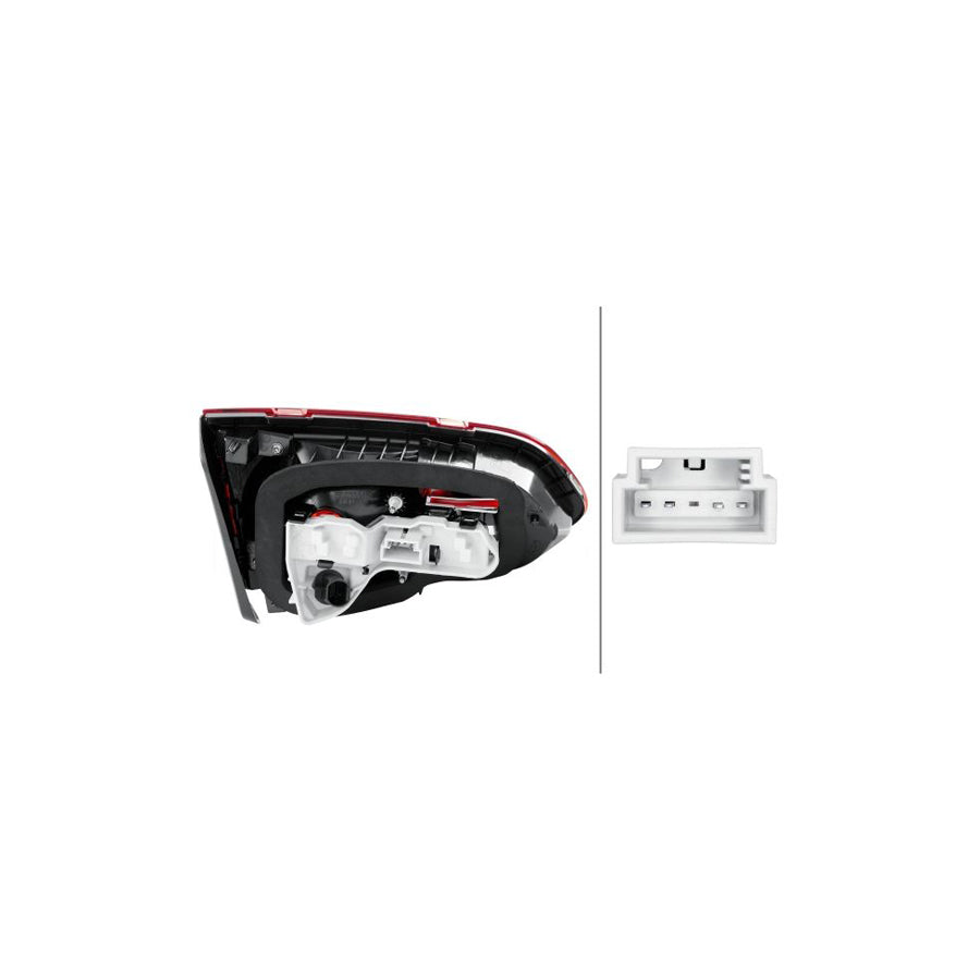 Hella 2TZ 011 978-121 Rear Light For VW Golf VII Hatchback (5G1, BQ1, BE1, BE2)