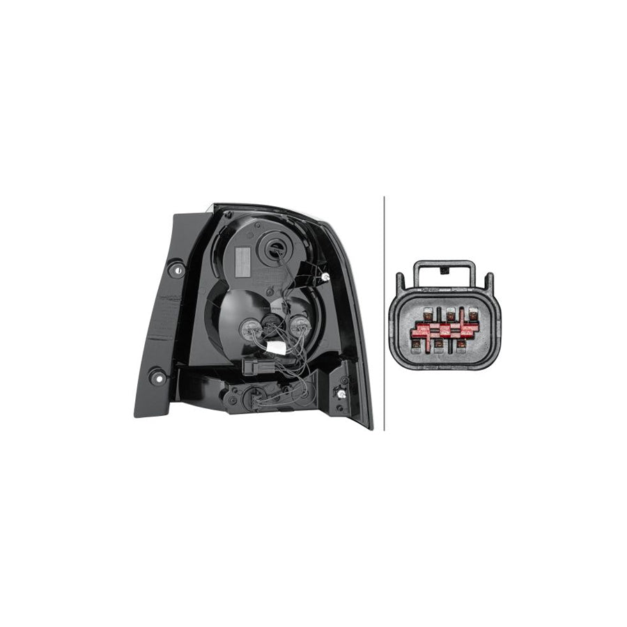 Hella 2VP 354 814-011 Rear Light For Land Rover Freelander