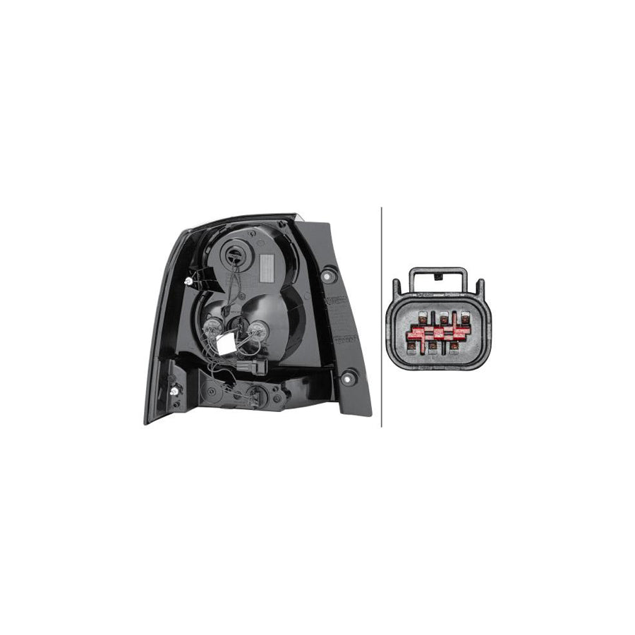 Hella 2VP 354 814-021 Rear Light For Land Rover Freelander