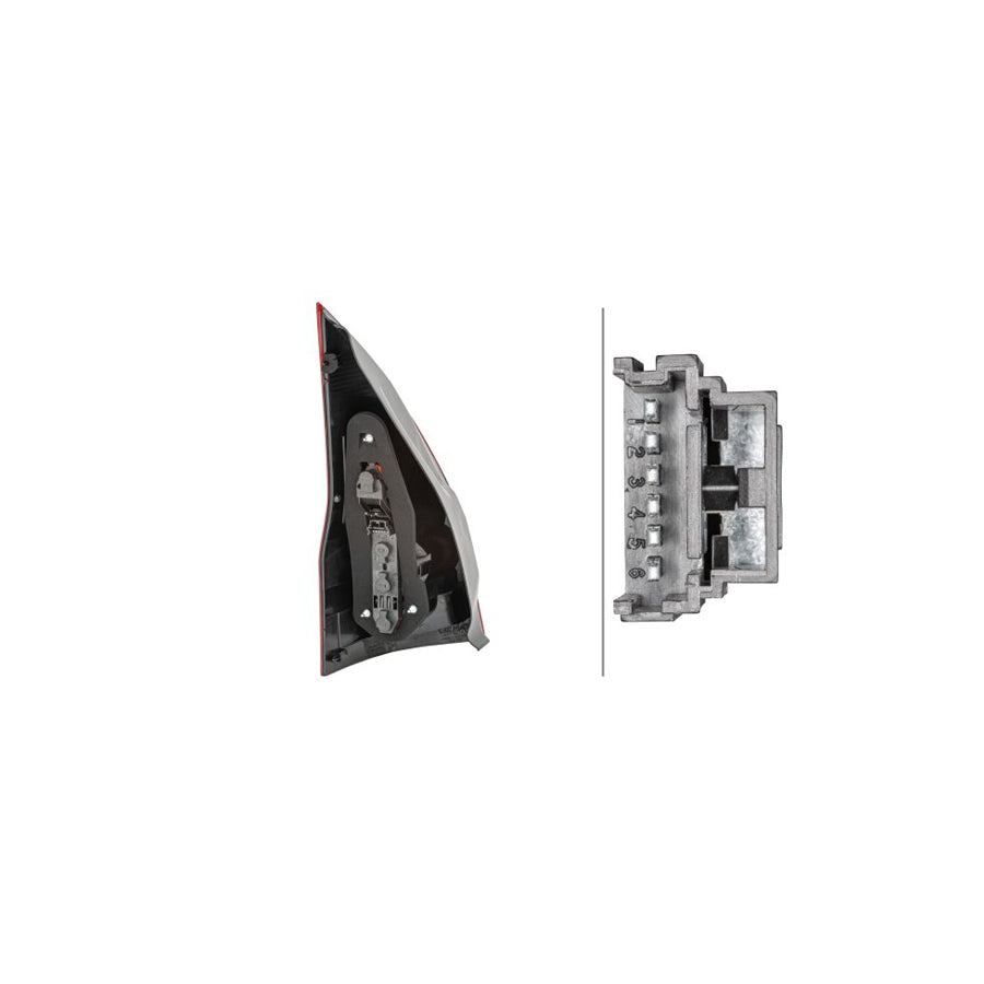 Hella 2VP 964 892-021 Rear Light For Renault Megane