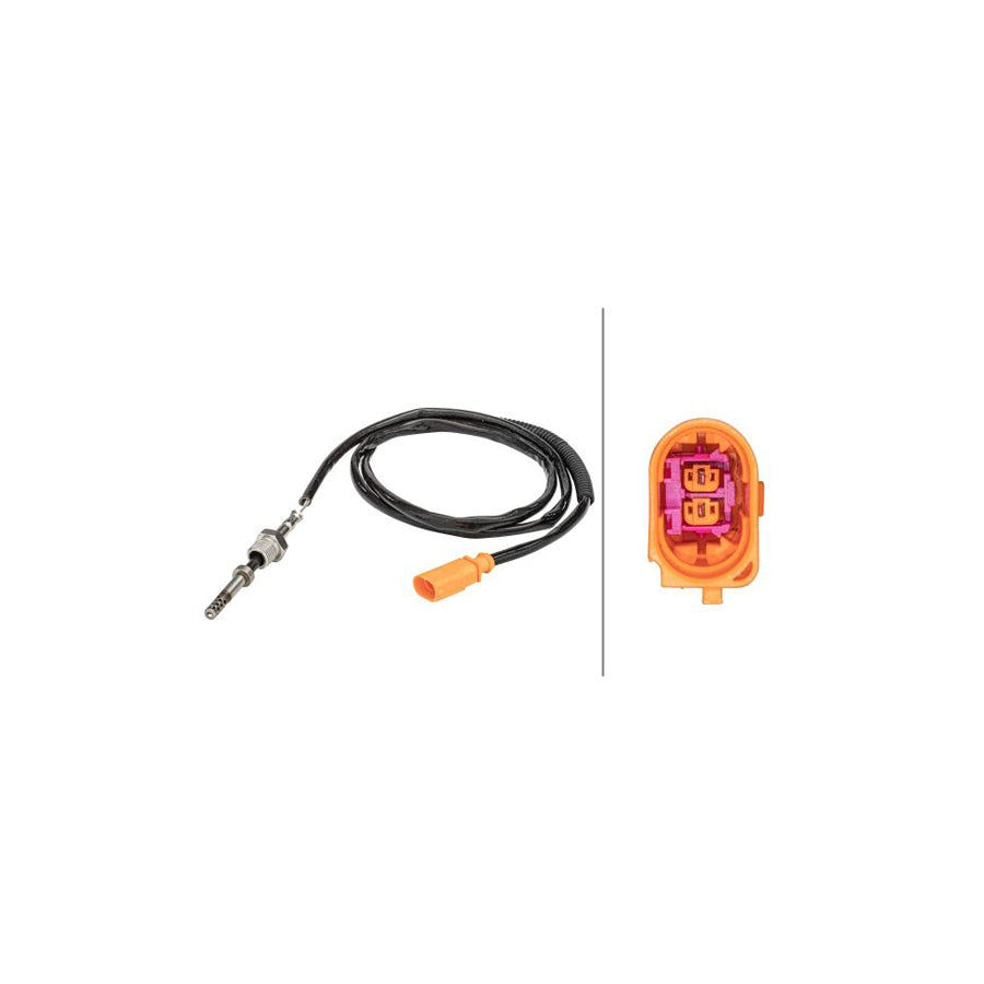 Hella 6PT 358 181-021 Sensor, Exhaust Gas Temperature For VW Amarok