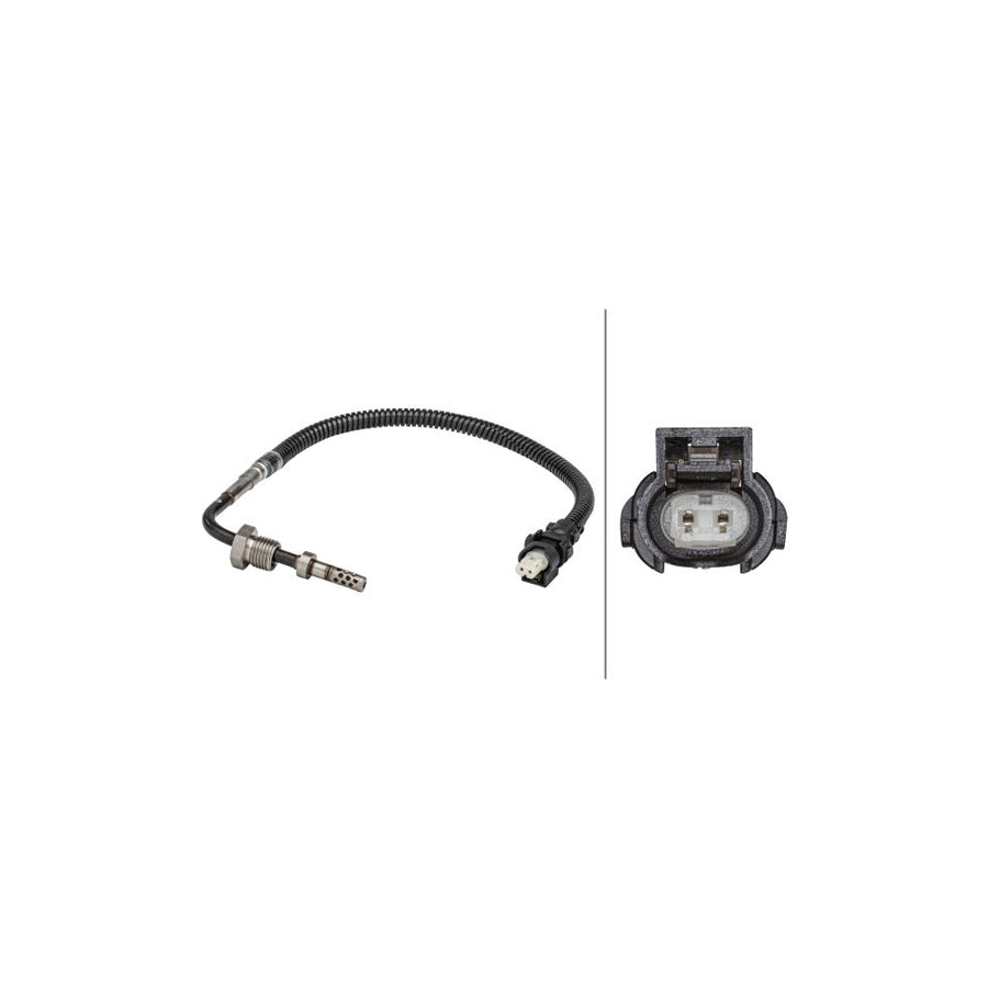 Hella 6PT 358 181-231 Sensor, Exhaust Gas Temperature Suitable For Mercedes-Benz A-Class (W169)