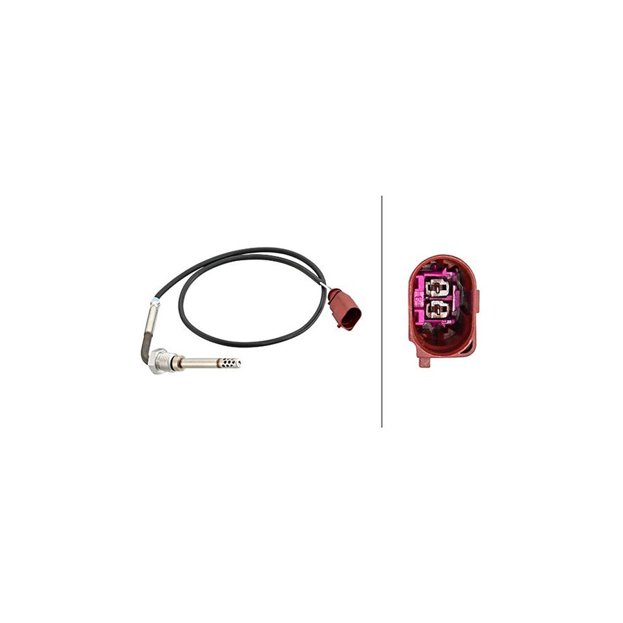 Hella 6PT 358 181-651 Sensor, Exhaust Gas Temperature