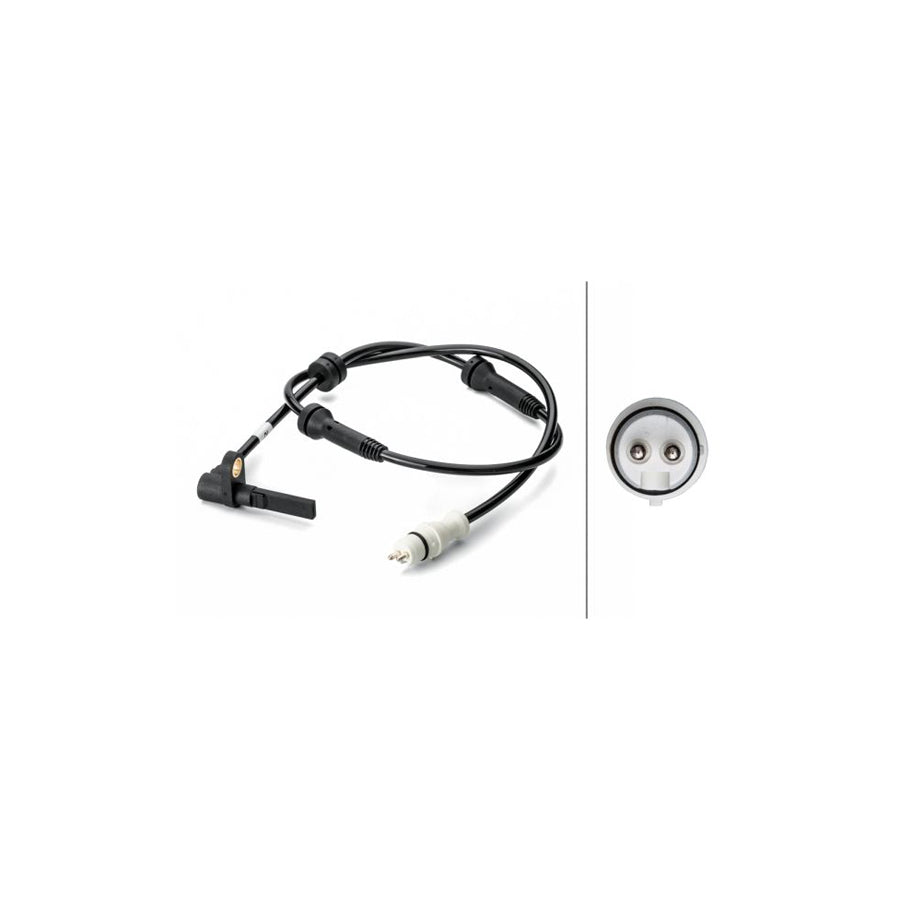 Hella 6PU 012 806-501 Abs Sensor For Fiat Punto II Hatchback (188)