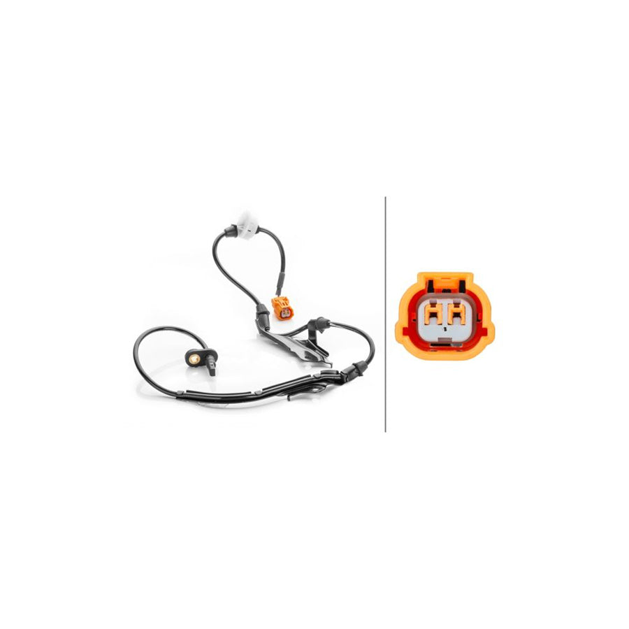 Hella 6PU 230 040-131 Abs Sensor For Honda Accord VII Coupe (CM)