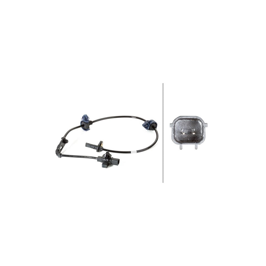 Hella 6PU 230 040-301 Abs Sensor For Honda Civic