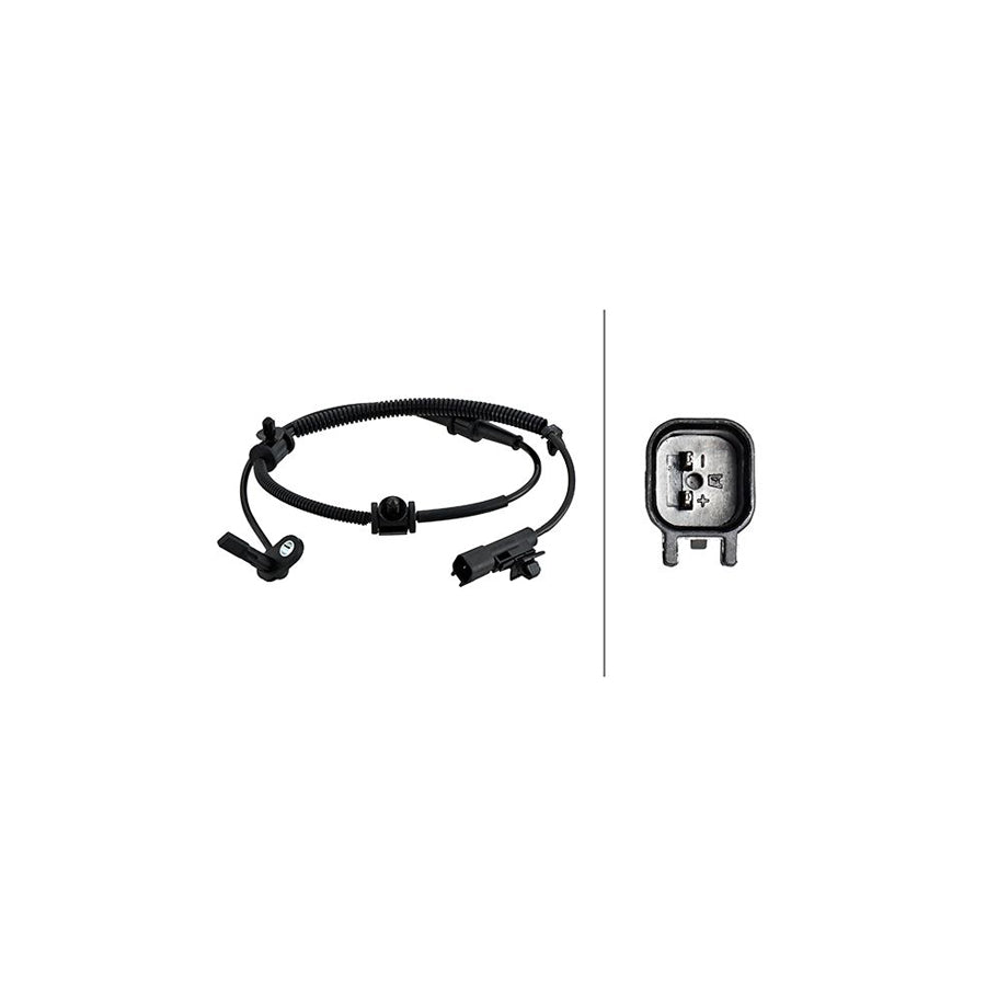 Hella 6PU 230 048-171 Abs Sensor