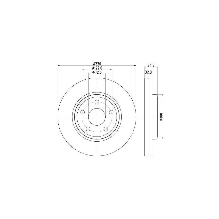 Hella 8AK 355 701-591 Clutch Cable