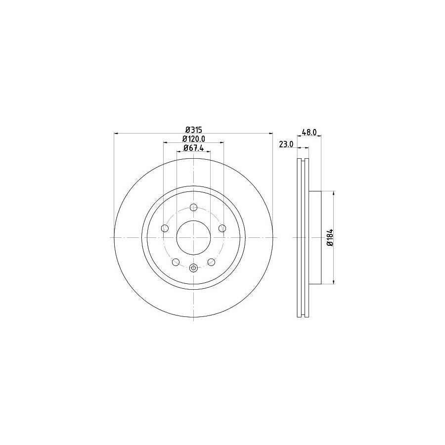 Hella 8AS 355 662-161 Hand Brake Cable