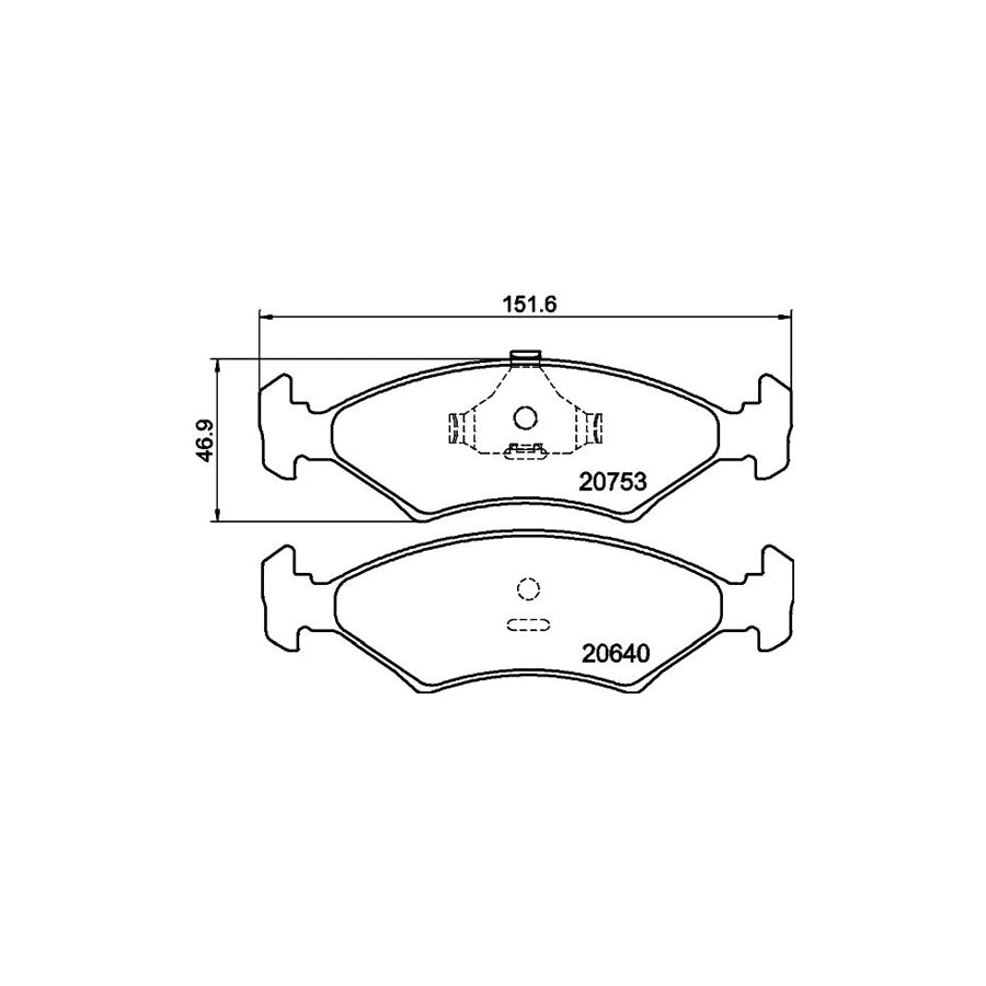 Hella 8AW 355 533-161 Wheel Brake Cylinder