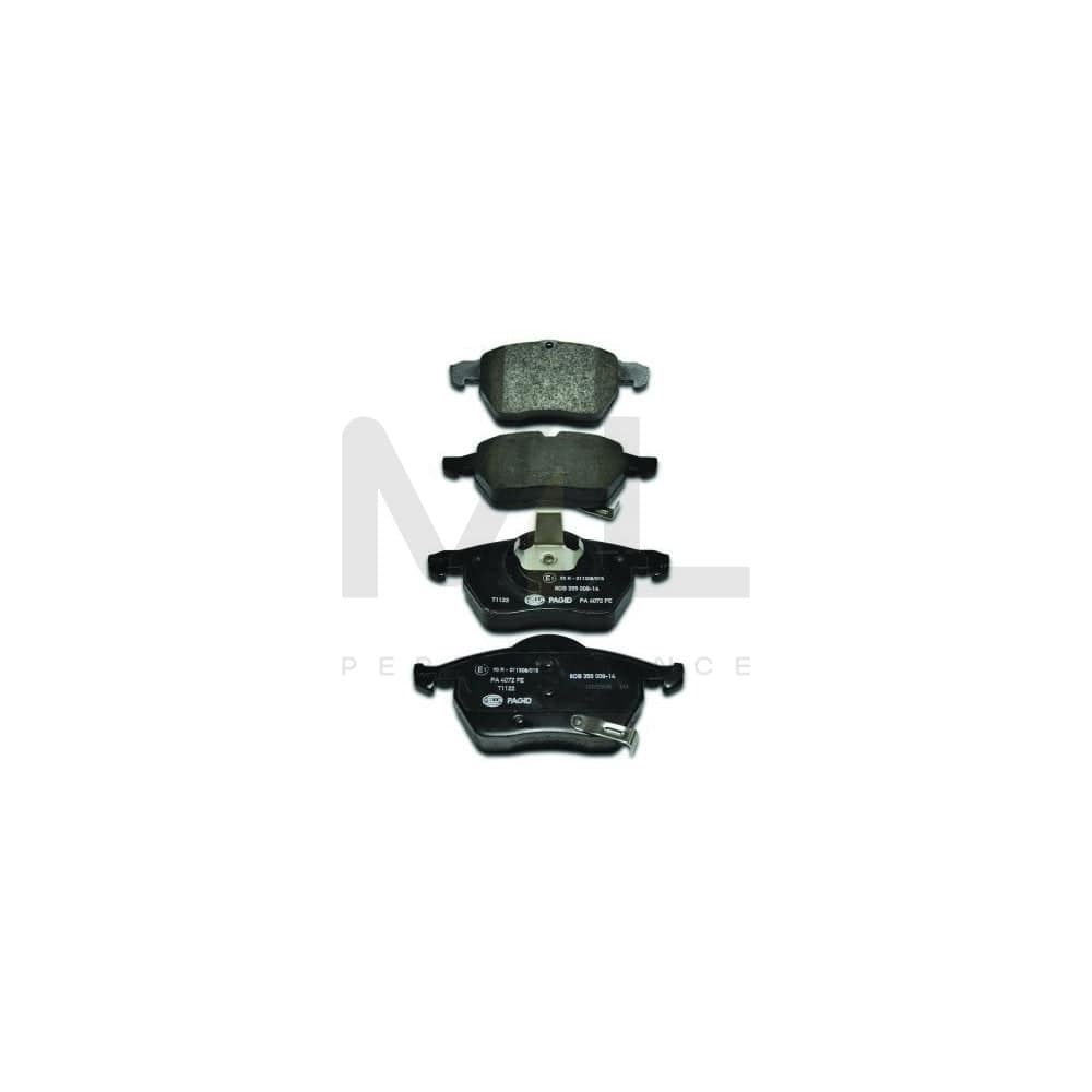 Hella 8DB 355 008-141 Brake Pad Set With Acoustic Wear Warning