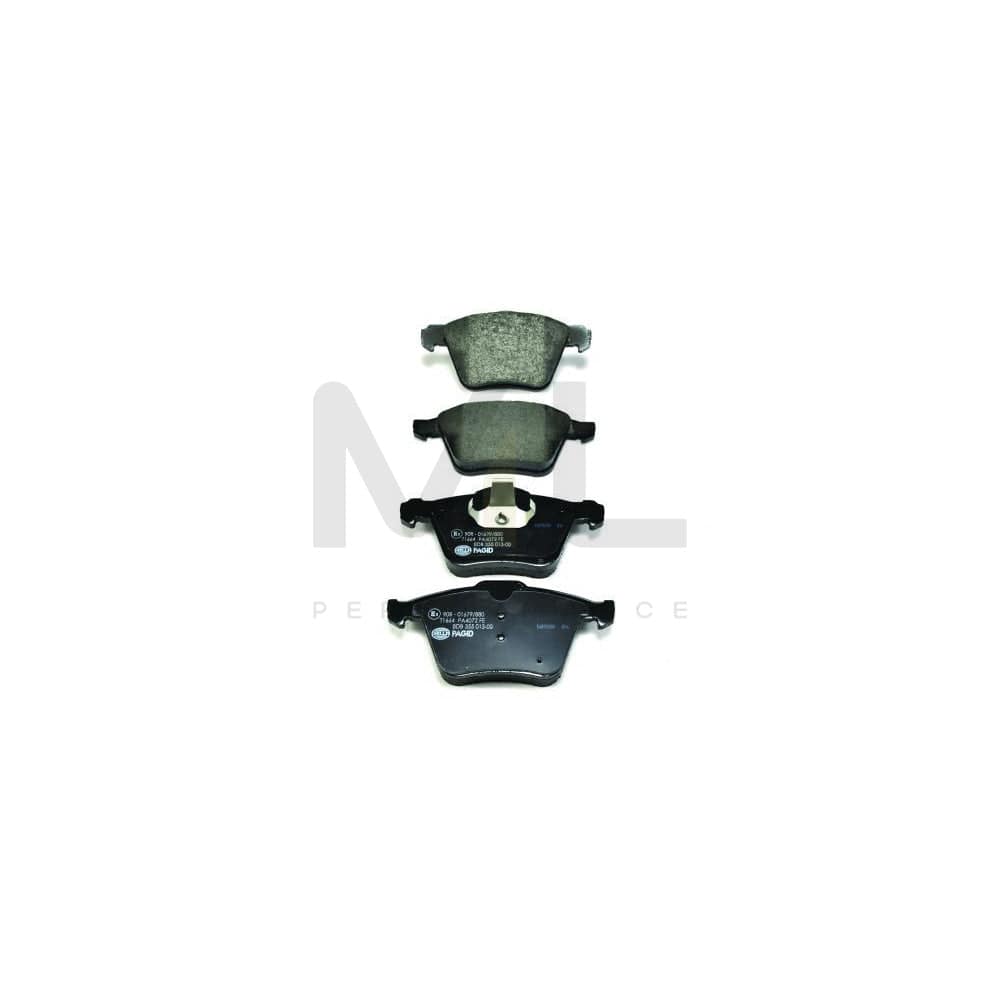 Hella 8DB 355 013-001 Brake Pad Set Not Prepared For Wear Indicator