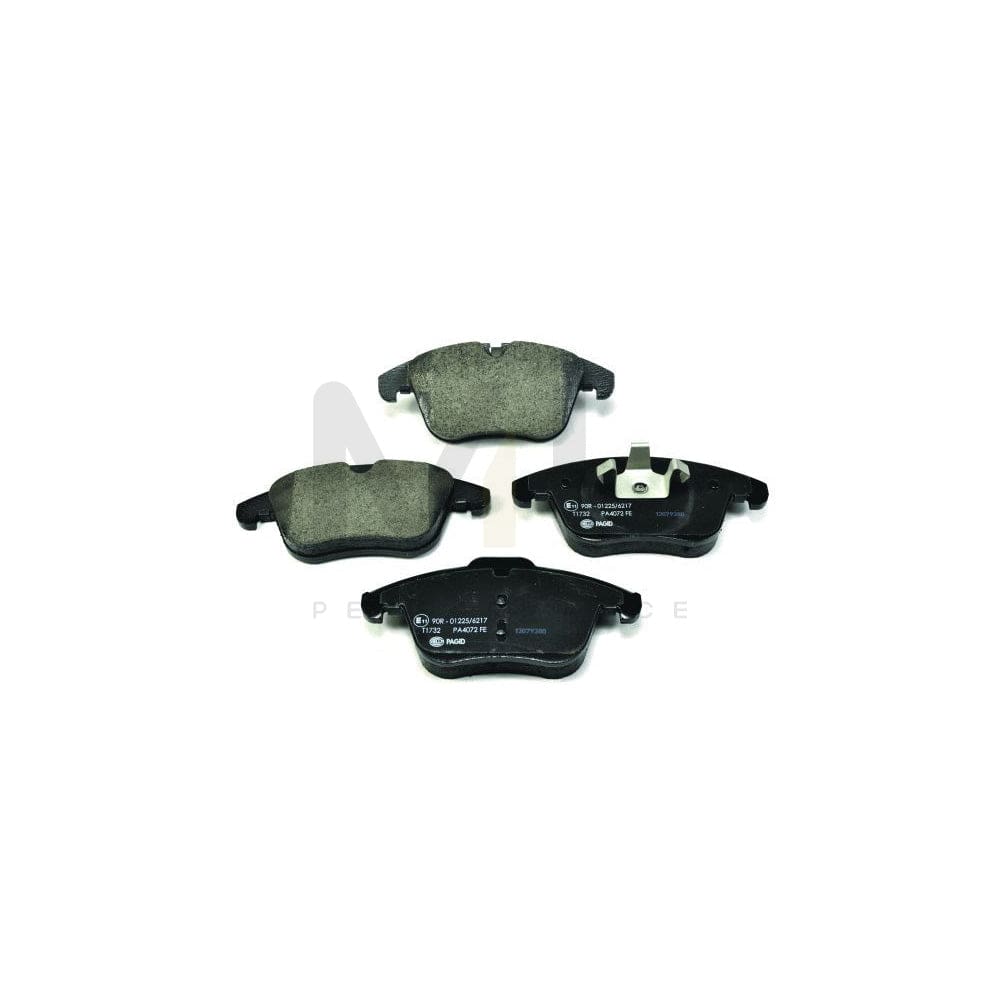 Hella 8DB 355 013-621 Brake Pad Set Prepared For Wear Indicator