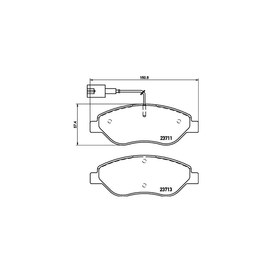 Hella 8DD 355 134-361 Brake Disc
