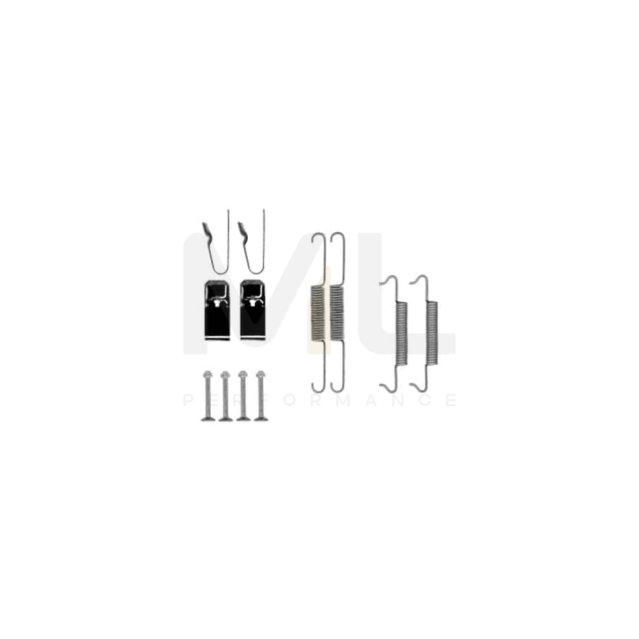 HELLA 8DZ 355 206-131 Brake Shoe Fitting Kit for JEEP Grand Cherokee II (WJ, WG)