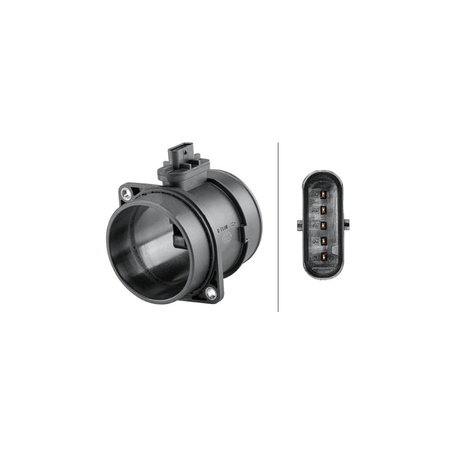 Hella 8ET 358 095-621 Mass Air Flow Sensor