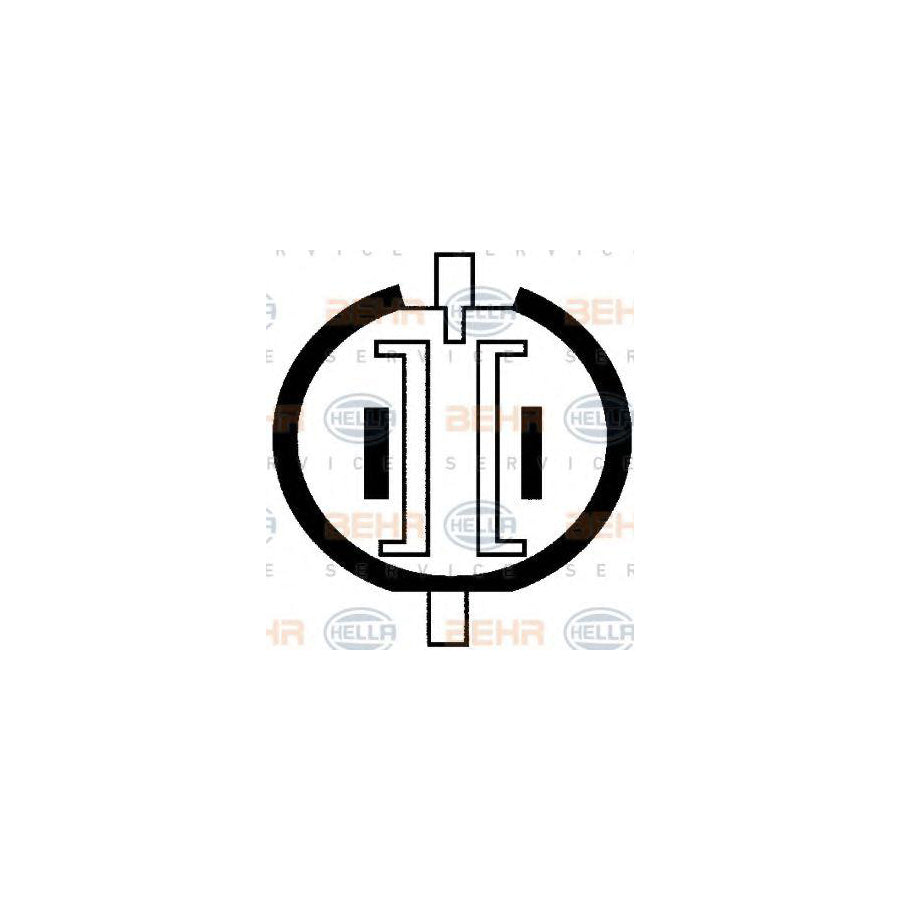 Hella 8EW 009 144-341 Fan, Radiator