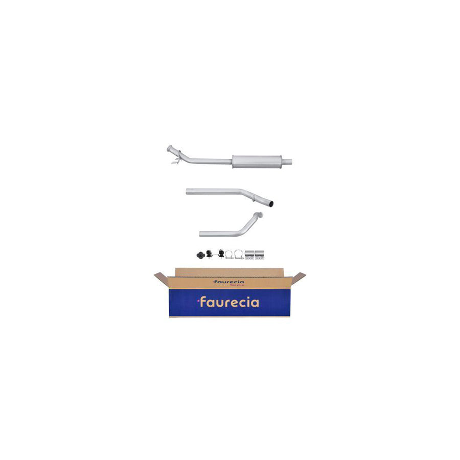 Hella 8LC 366 023-391 Middle Silencer For Citroen C4