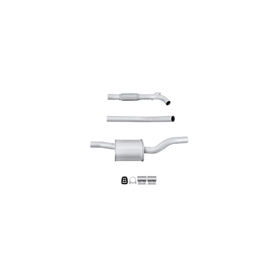 Hella 8LC 366 023-671 Middle Silencer