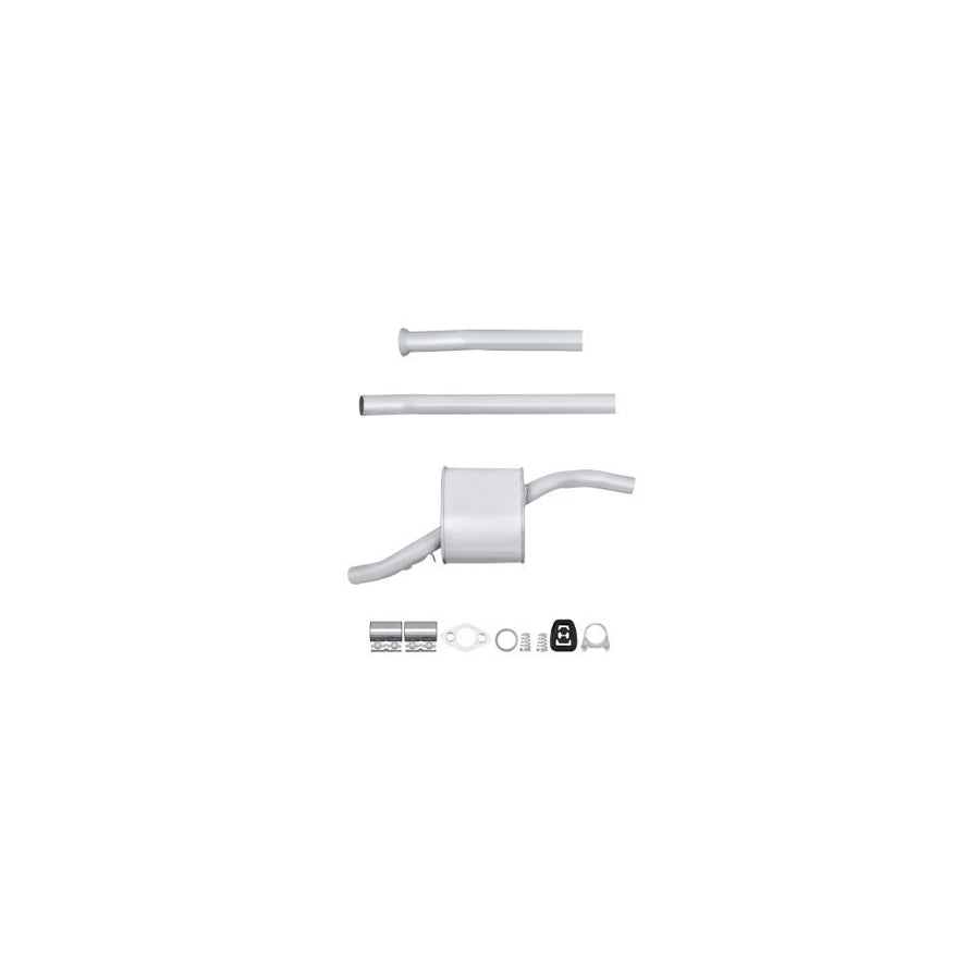 Hella 8LC 366 024-871 Middle Silencer For Autobianchi Y10 Hatchback