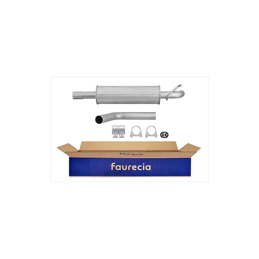 Hella 8LC 366 026-311 Middle Silencer For VW Caddy