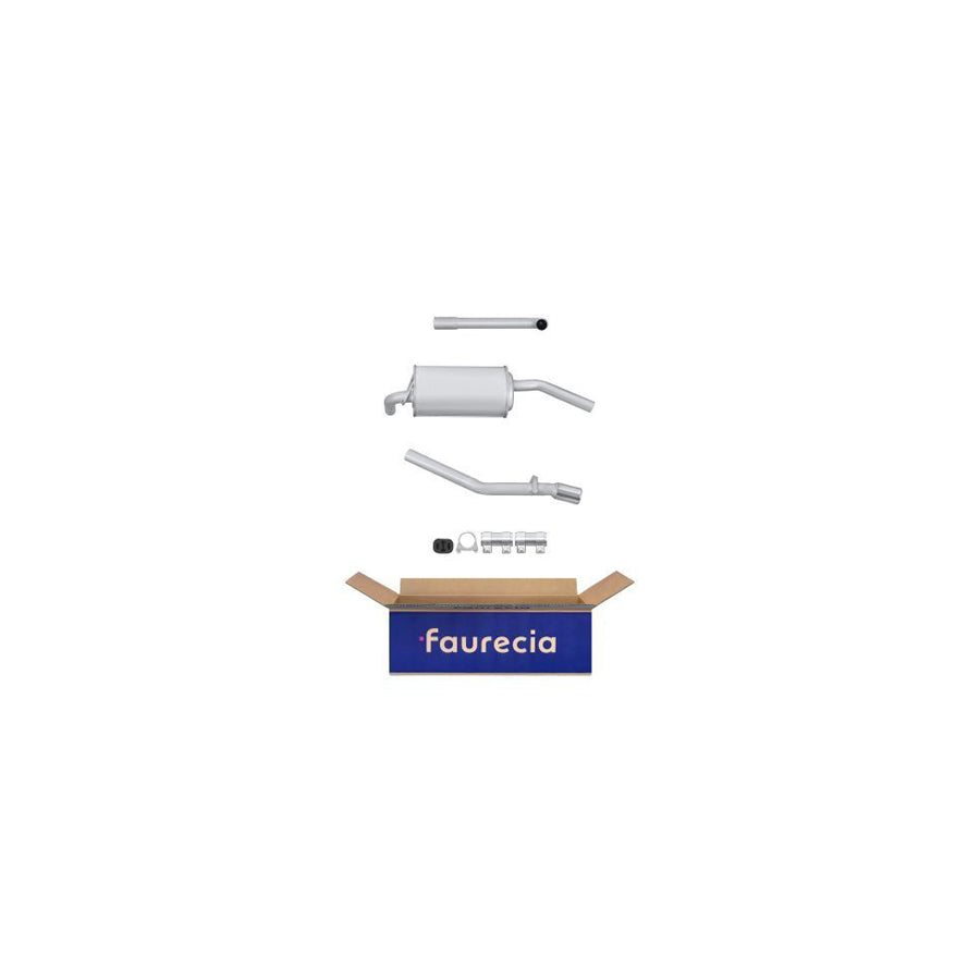 Hella 8LD 366 028-611 Rear Silencer For Fiat Uno Hatchback (146)