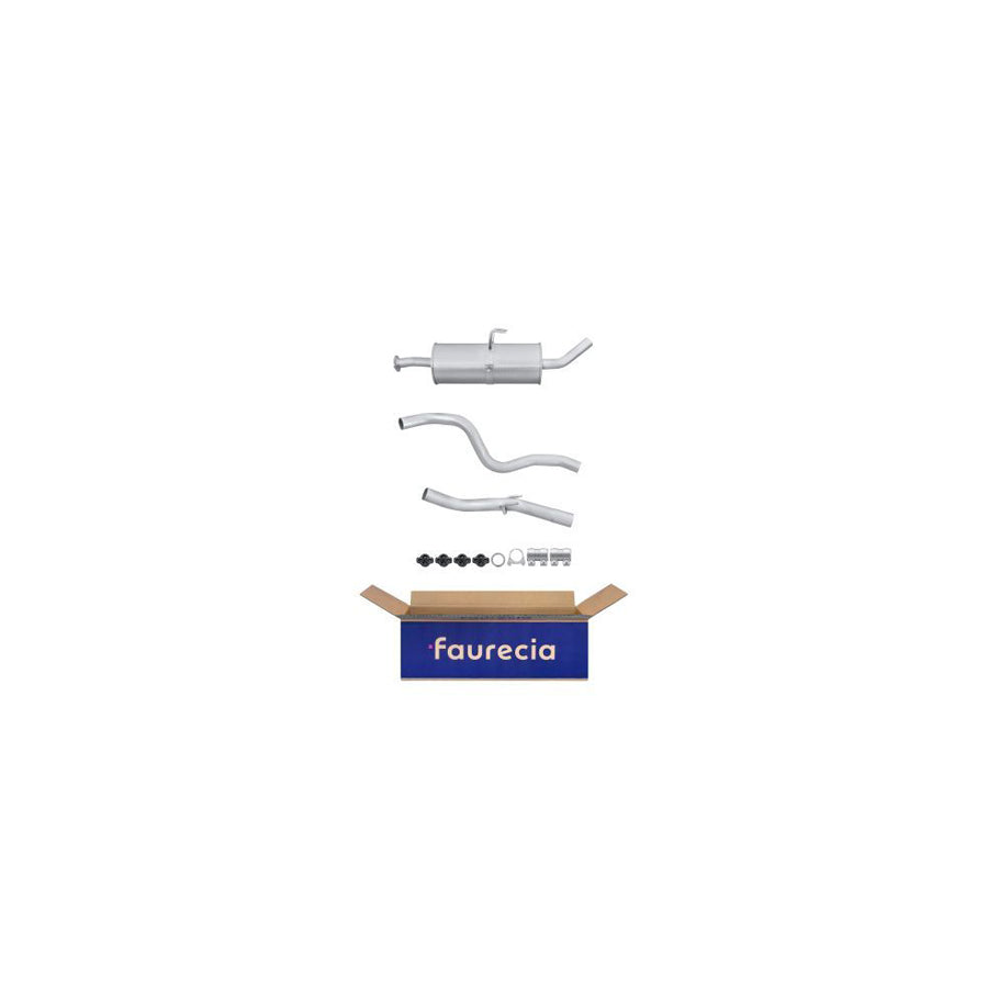 Hella 8LD 366 035-851 Rear Silencer For Toyota Hiace Van (H100)