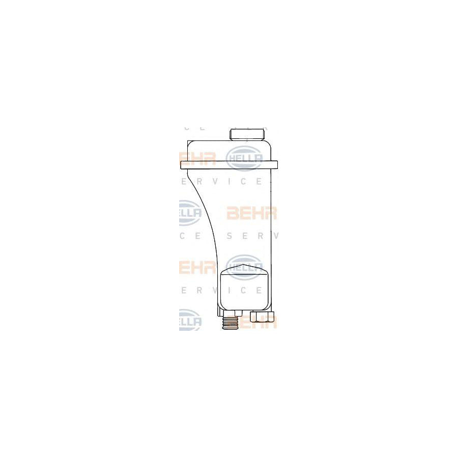 Hella 8MA 376 705-401 Coolant Expansion Tank