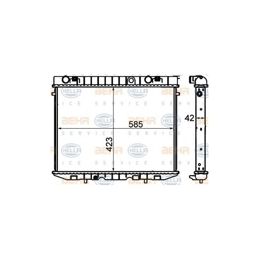 Hella 8MK 376 705-621 Engine Radiator