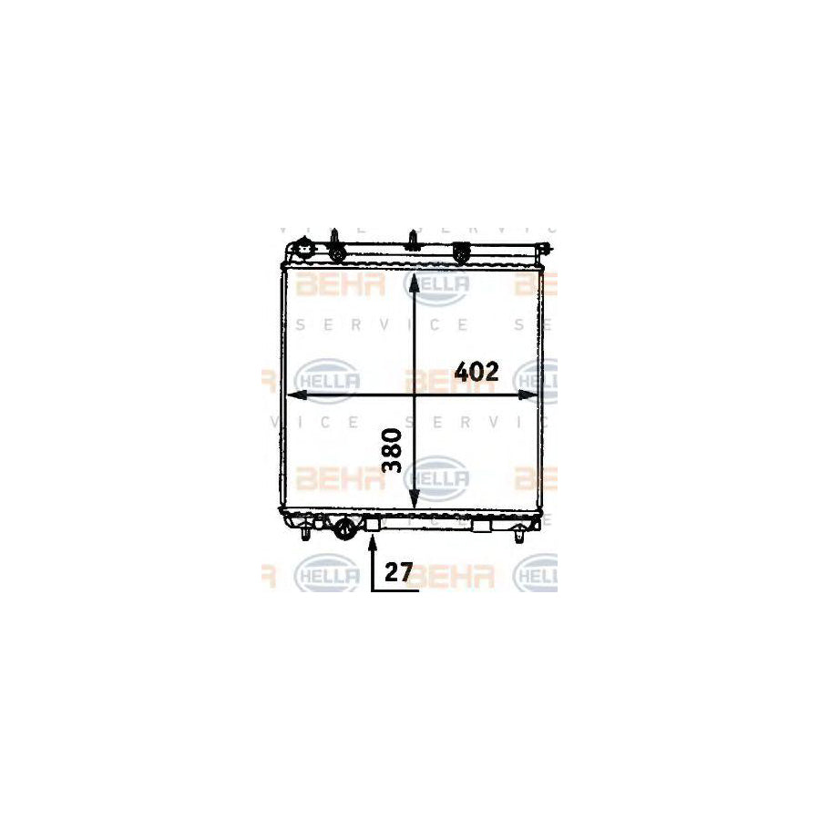 Hella 8MK 376 718-641 Engine Radiator