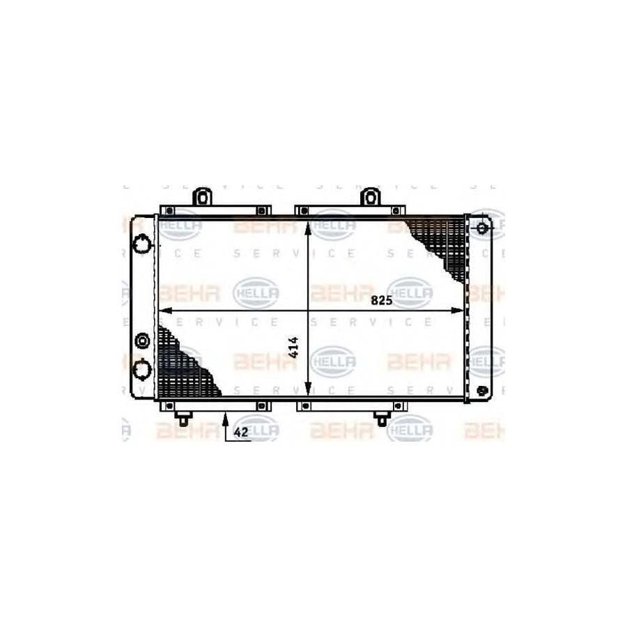 Hella 8MK 376 720-071 Engine Radiator